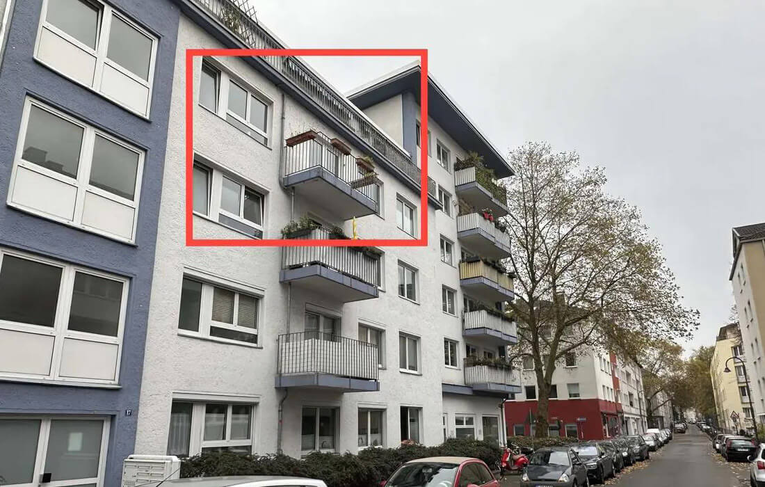 ETW*Köln*Pantaleonsviertel*3 Zimmer*TOP LAGE*Balkon*große Einzelgarage*